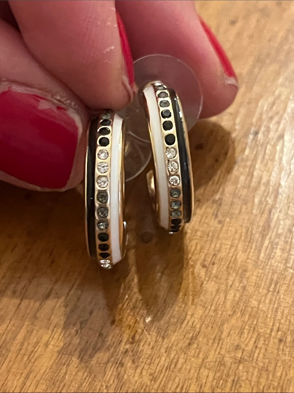 Small Gold Toned Hoop Earrings